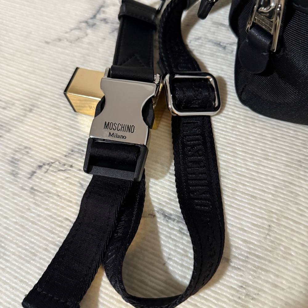 Moschino Couture Black Belt Bag / Bumbag Unisex - Picture 3 of 17